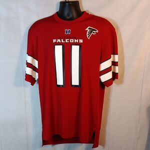 NFL Team Apparel Atlanta Falcons #11 Jones Red Men's Jersey